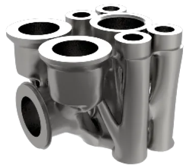 Metal 3d printed part